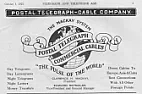 History "Postal Telegraph"  [telecom]  |  Until WW II, there was a second telegraph company in the United States, known as...