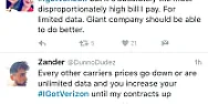 Verizon promotion of new plans on Twitter goes horribly wrong [telecom]  |  by Eli Blumenthal Following Wednesday's announcement of new data plans and...