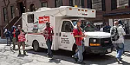 Are You Following Me Now? Striking Verizon Workers Keep Tabs on Their Replacements [telecom]  |  Union members in New York trail temporary workers to homes; "Why drag  our...