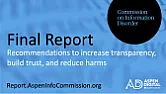 Disinformation Report Suggests Major Legal Reforms [telecom]  |  byMark Sableman   We're suffering from "information disorder," according to...