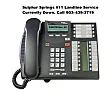 Updated 911 Landline Service Restored In Sulphur Springs [telecom] |  ***Update: 911 Landline service had been restored in Sulphur Springs and  was...