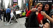 Times Sq. Ads Spread Via Tourists' Cameras |  By LOUISE STORYThe New York TimesDecember 11, 2006Advertisers have long been...
